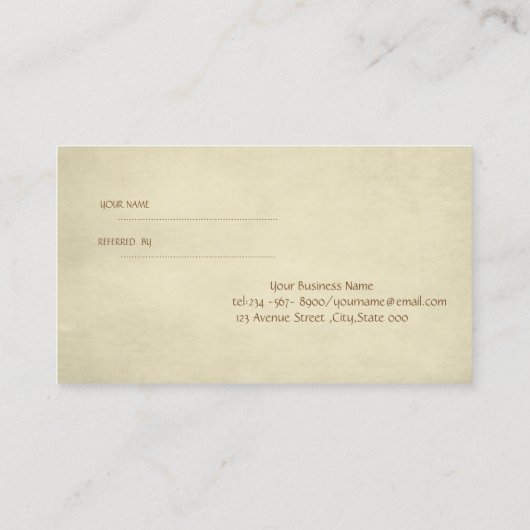 Moderne professionele, Lotus eenvoudige verwijzing (Achterkant)