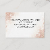 Moderne professionele lotusbloem Business Visitekaartje (Achterkant)