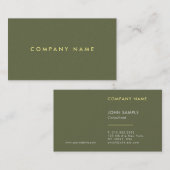 Moderne professionele luxe parel afwerking Elegant Visitekaartje (Voorkant / Achterkant)