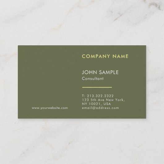 Moderne professionele luxe parel afwerking Elegant Visitekaartje (Achterkant)