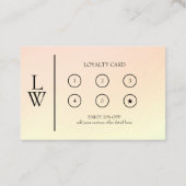 Moderne professionele make-up artiest beloning klantenkaartje (Achterkant)