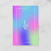 Moderne professionele make-up artiest beloning klantenkaartje (Voorkant)