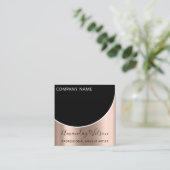 Moderne professionele make-up artiest influencer R Vierkante Visitekaartje (Staand voorkant)