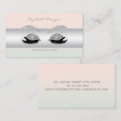 Moderne Professionele Make-up, Glitter Valse Wimpe Visitekaartje (Voorkant / Achterkant)