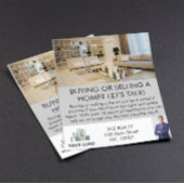 Moderne professionele makelaar op maat flyer