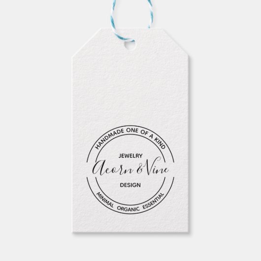 Moderne professionele merkdesign | Kraft Cadeaulabel (Voorkant)