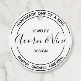 Moderne Professionele Merken Design | Wit Bedankjes Labels