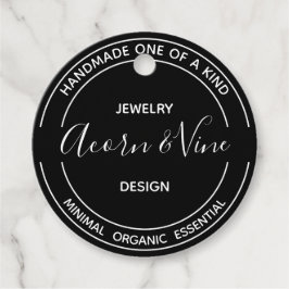 Moderne Professionele Merken Design | Zwart Bedankjes Labels