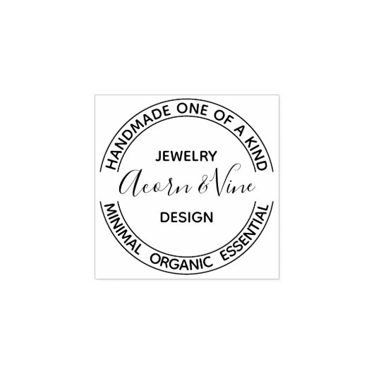 Moderne Professionele Merkkleding Design | Wit Rubberstempel (Afrduk)
