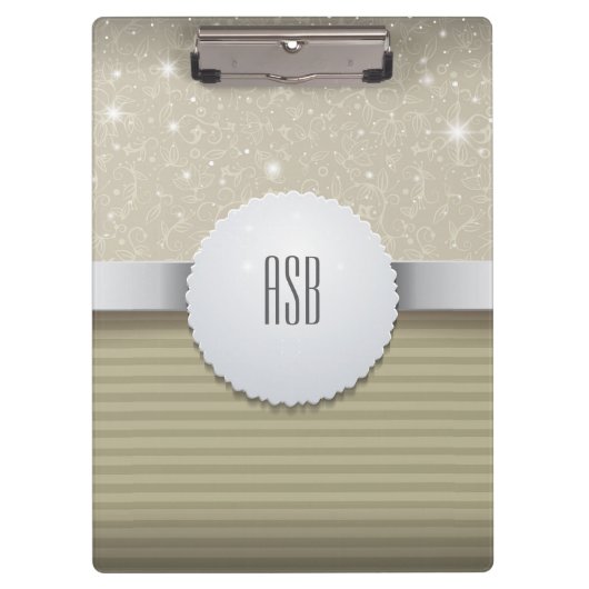 Moderne professionele metalen luxe klembord (Voorkant)