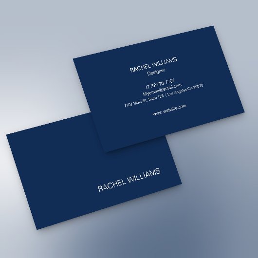 Moderne professionele minimale logo visitekaartje