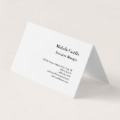 Moderne professionele minimalist visitekaartje (Voorkant)