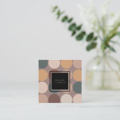 Moderne professionele minimalistische aartafellinn vierkante visitekaartje (Staand voorkant)