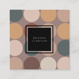 Moderne professionele minimalistische aartafellinn vierkante visitekaartje