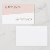 Moderne professionele minimalistische elegante Sja Visitekaartje (Voorkant / Achterkant)