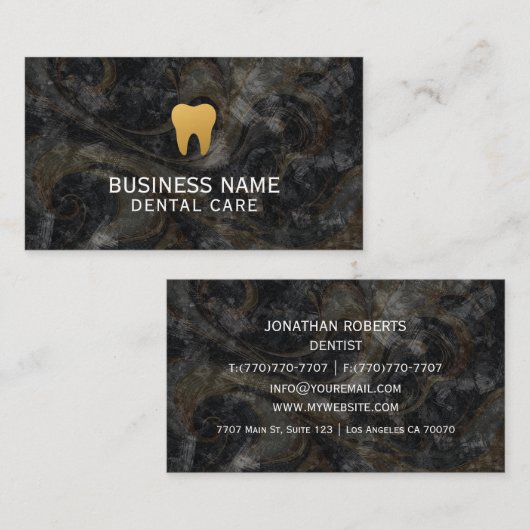 Moderne professionele minimalistische Executive Ge Visitekaartje (Voorkant / Achterkant)