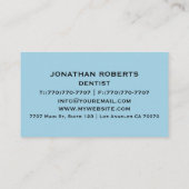 Moderne professionele minimalistische Executive Ge Visitekaartje (Achterkant)