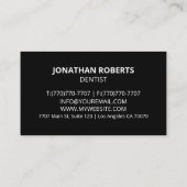 Moderne professionele minimalistische Executive Ge Visitekaartje (Achterkant)