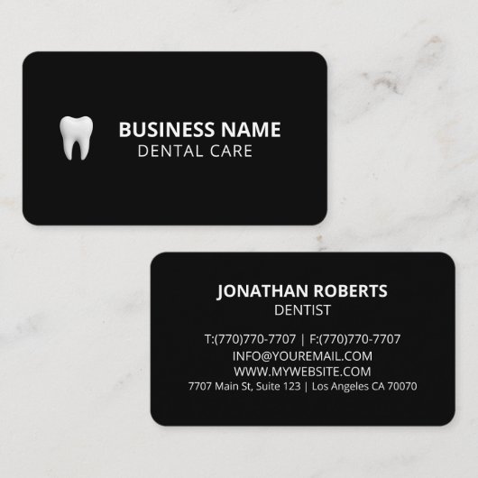 Moderne professionele minimalistische Executive Ge Visitekaartje (Voorkant / Achterkant)