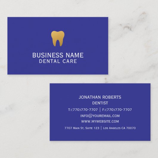 Moderne professionele minimalistische Executive Ge Visitekaartje (Voorkant / Achterkant)