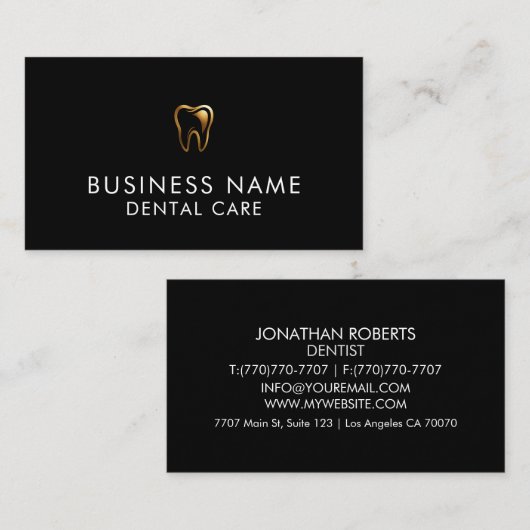 Moderne professionele minimalistische Executive Ge Visitekaartje (Voorkant / Achterkant)