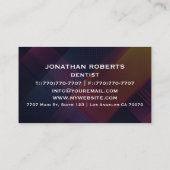 Moderne professionele minimalistische Executive Ge Visitekaartje (Achterkant)