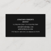 Moderne professionele minimalistische Executive Ge Visitekaartje (Achterkant)