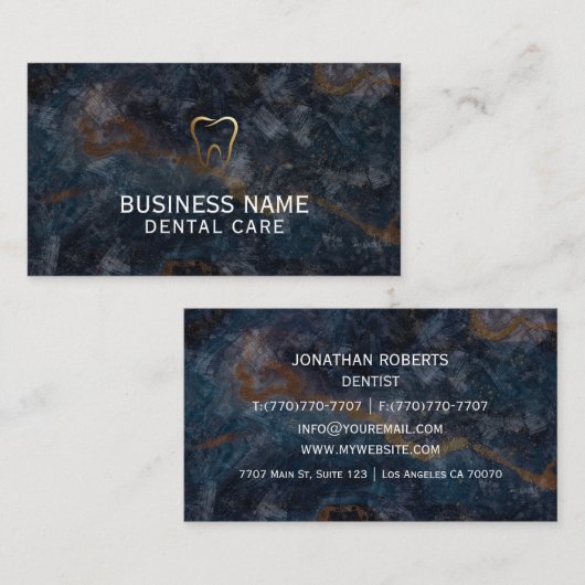 Moderne professionele minimalistische Executive Ge Visitekaartje (Voorkant / Achterkant)