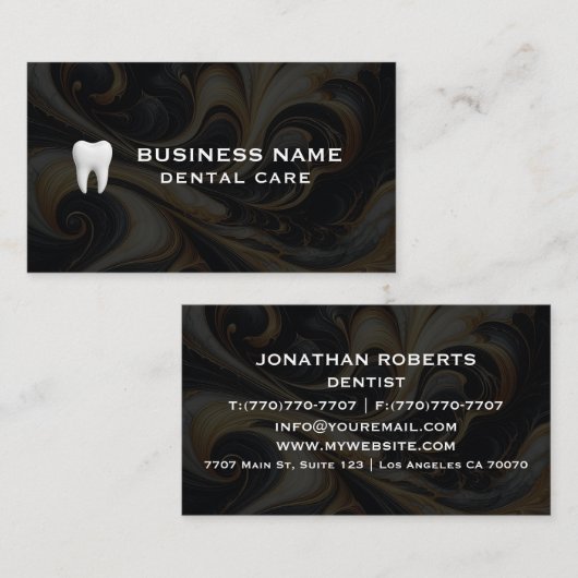 Moderne professionele minimalistische Executive Ge Visitekaartje (Voorkant / Achterkant)