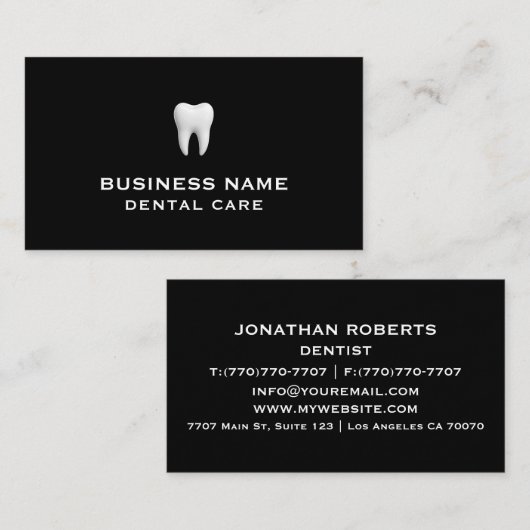 Moderne professionele minimalistische Executive Ge Visitekaartje (Voorkant / Achterkant)