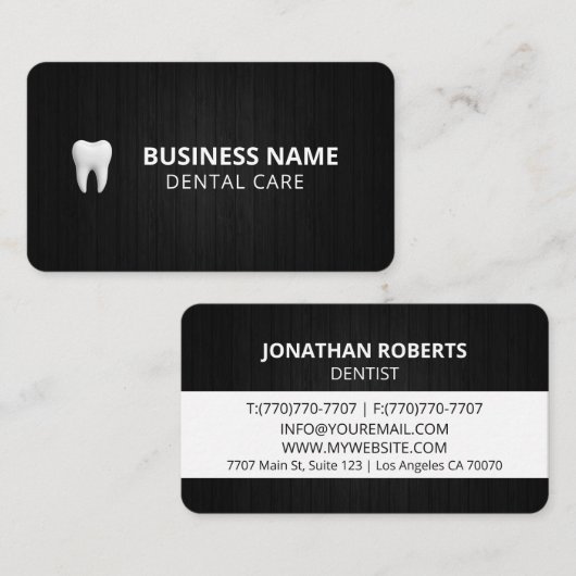 Moderne professionele minimalistische Executive Ge Visitekaartje (Voorkant / Achterkant)