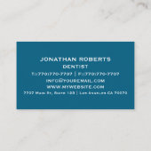 Moderne professionele minimalistische Executive Ge Visitekaartje (Achterkant)