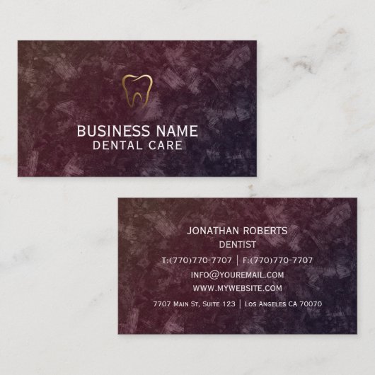 Moderne professionele minimalistische Executive Ge Visitekaartje (Voorkant / Achterkant)