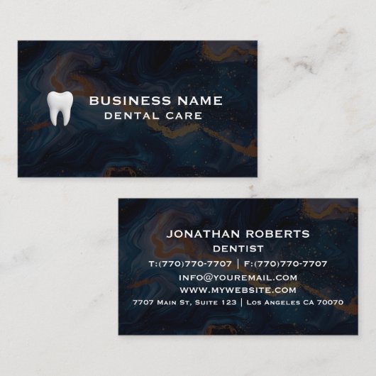 Moderne professionele minimalistische Executive Ge Visitekaartje (Voorkant / Achterkant)