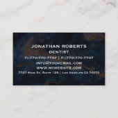 Moderne professionele minimalistische Executive Ge Visitekaartje (Achterkant)