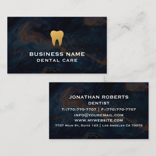 Moderne professionele minimalistische Executive Ge Visitekaartje (Voorkant / Achterkant)