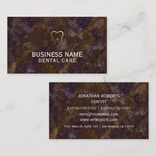 Moderne professionele minimalistische Executive Ge Visitekaartje (Voorkant / Achterkant)