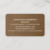 Moderne professionele minimalistische Executive Ge Visitekaartje (Achterkant)