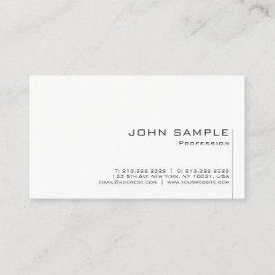 Moderne professionele minimalistische gepersonalis visitekaartje