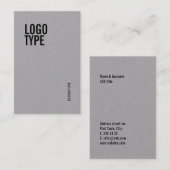 Moderne professionele minimalistische Sjabloon Visitekaartje (Voorkant / Achterkant)