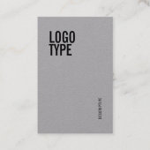 Moderne professionele minimalistische Sjabloon Visitekaartje (Voorkant)