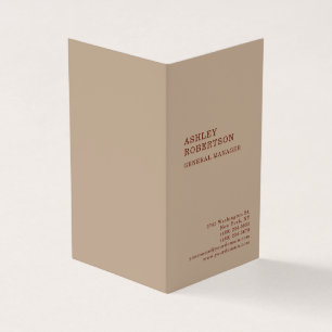 Moderne professionele minimalistische vlakte visitekaartje