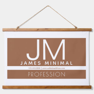 Moderne professionele minimalistische vormgeving hangend wandkleed