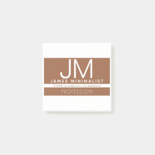 Moderne professionele minimalistische vormgeving post-it® notes