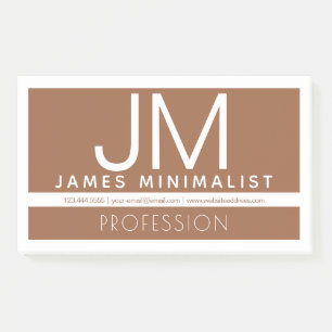 Moderne professionele minimalistische vormgeving post-it® notes