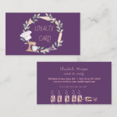 Moderne professionele mixerhandwerktuigen klantenkaartje (Voorkant / Achterkant)