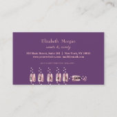 Moderne professionele mixerhandwerktuigen klantenkaartje (Achterkant)