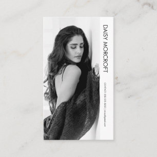 Moderne Professionele Model Actor Foto Comp Kaart Visitekaartje