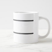 Moderne professionele monogram in eenvoudige minim grote koffiekop (Rechts)