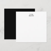 Moderne professionele naam zwart-wit gepersonalise
